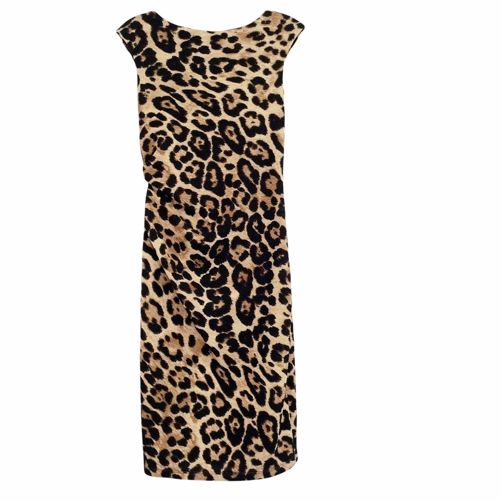 David Meister Cheetah Print Dress 2